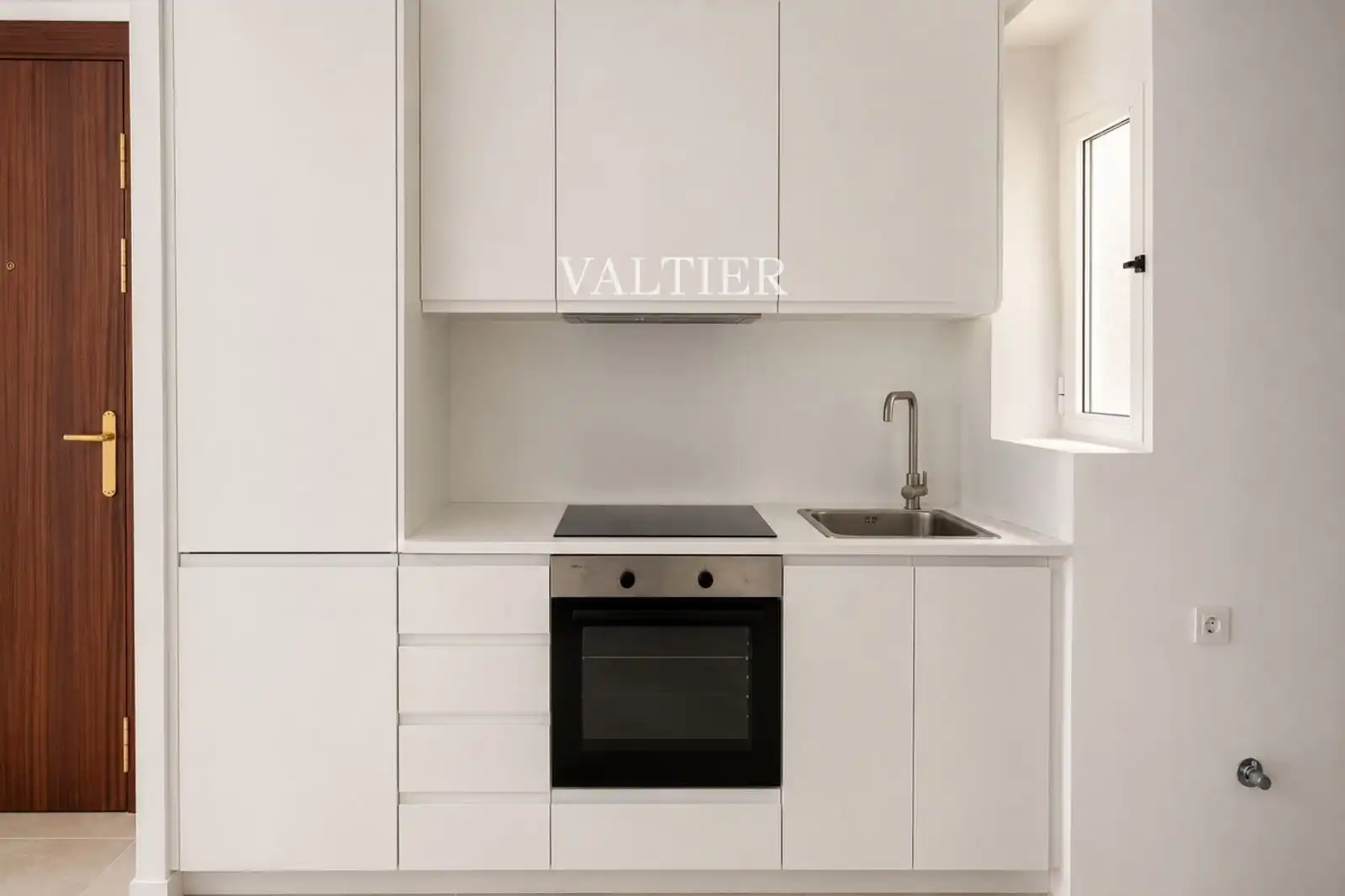Kitchen of Flat for rent in Valencia  with Air Conditioner, Heating and Terrace