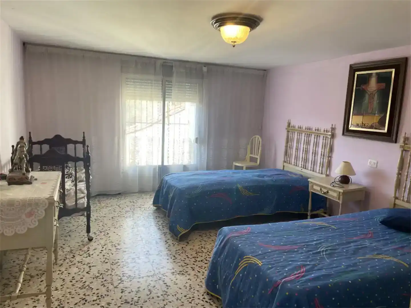 Dormitori de Casa adosada en venda en Jarque de la Val amb Jardí privat, Traster i Moblat