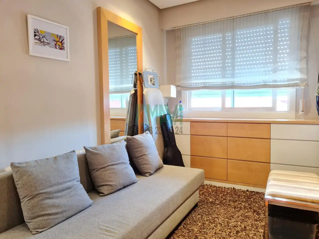 Habitación de Apartamento de alquiler en Ourense Capital  con Calefacción y Amueblado