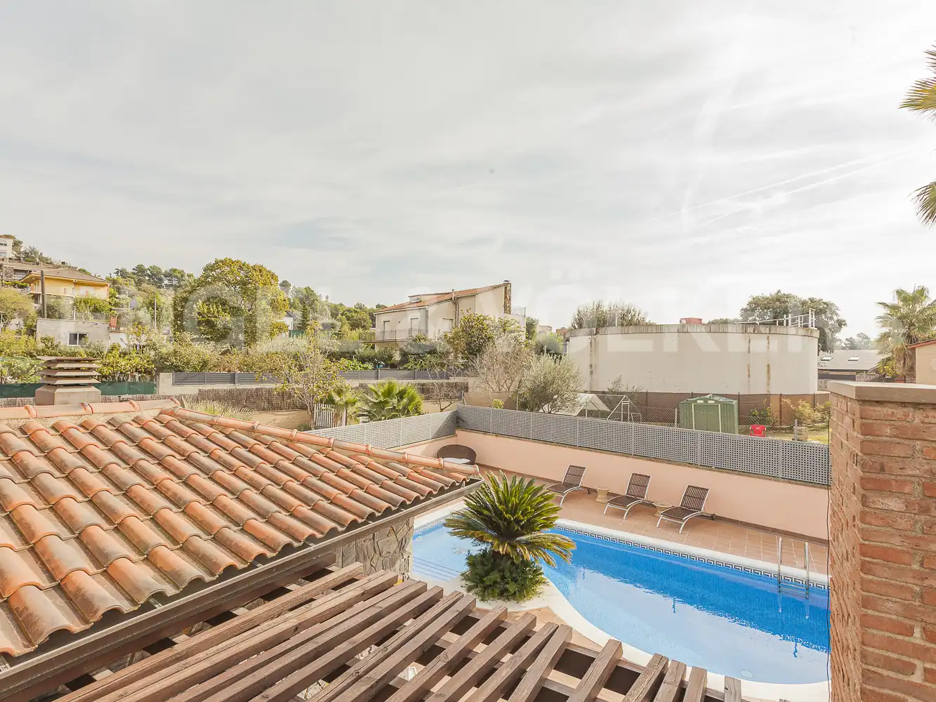 Piscina de Casa o xalet en venda en Viladecavalls amb Aire condicionat, Calefacció i Piscina