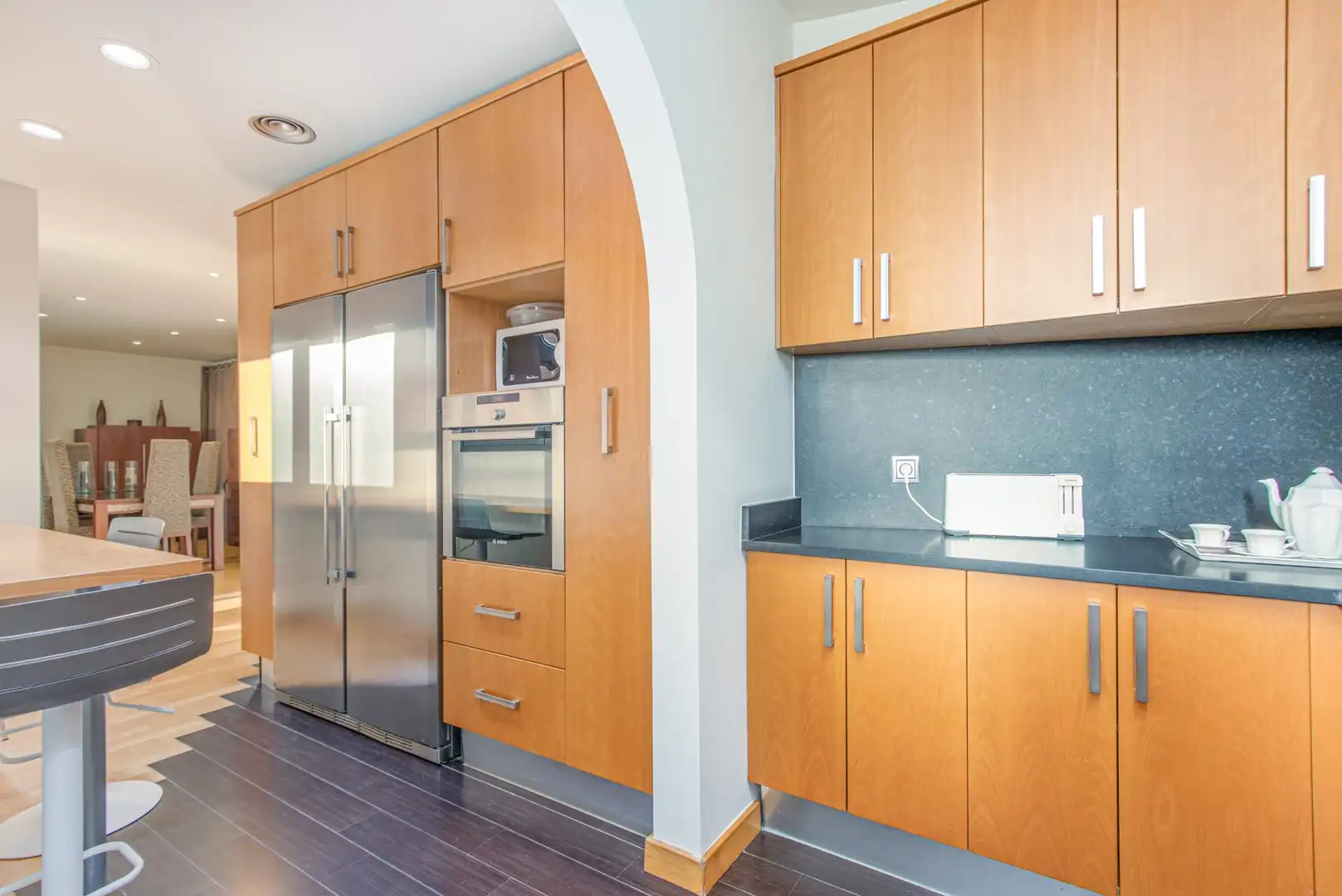 Kitchen of Attic for sale in Figueres  with Heating, Terrace and Furnished