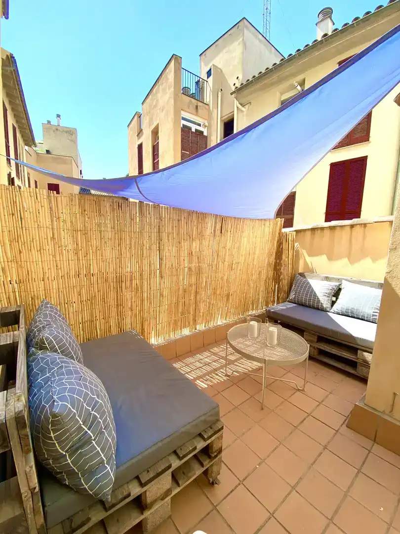 Terrassa de Pis en venda en  Palma de Mallorca amb Aire condicionat, Jardí privat i Moblat