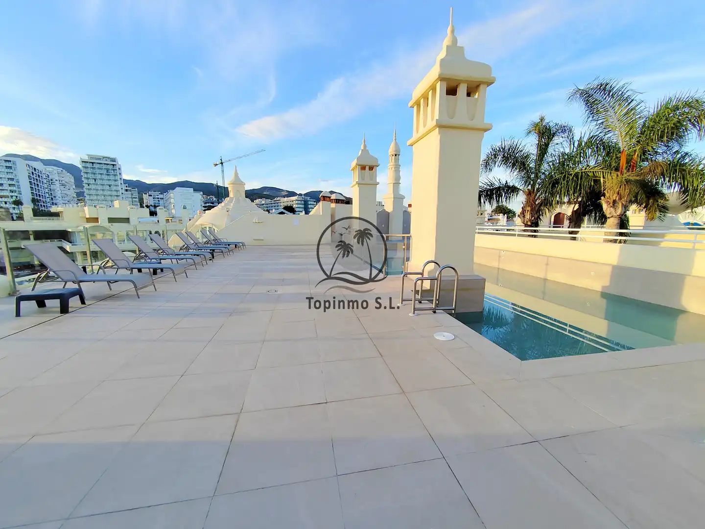 Terrace of Duplexes for sale in Benalmádena  with Air Conditioner, Heating and Terrace
