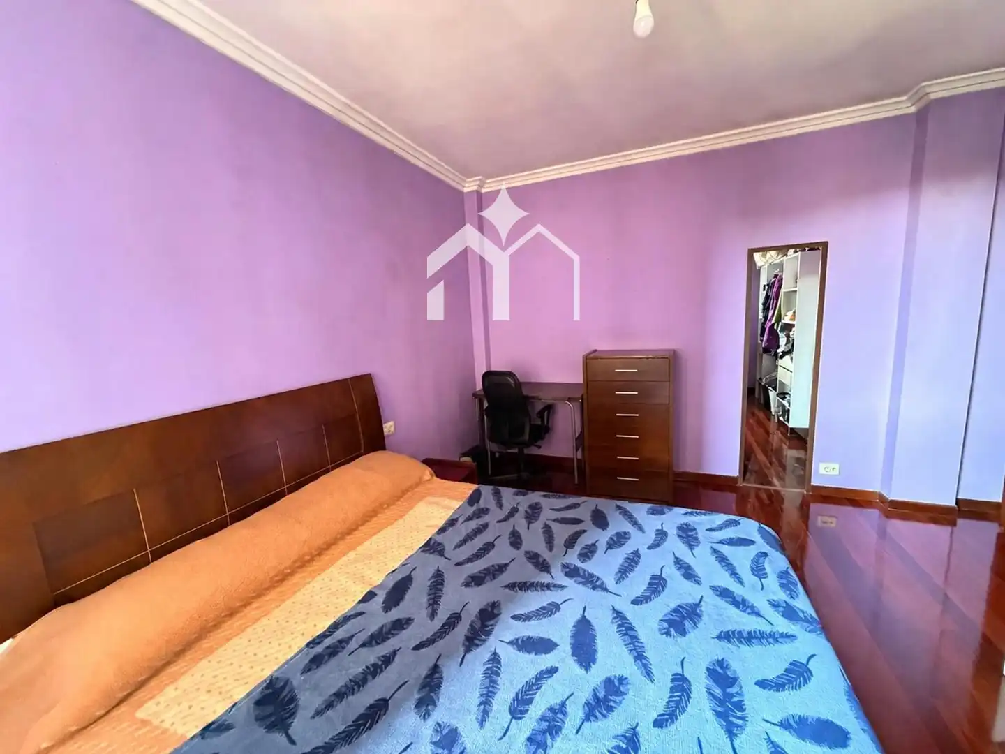 Bedroom of Flat for sale in Cangas   with Heating, Terrace and Storage room