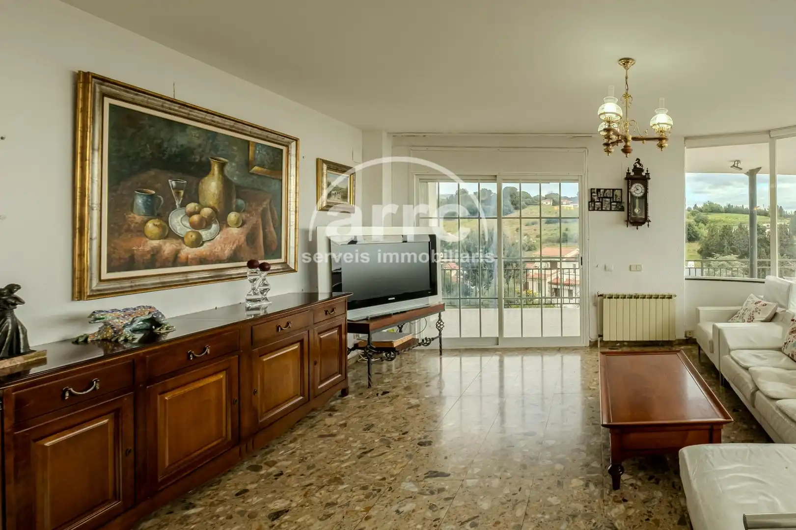 Sala de estar de Casa o chalet en venta en Arenys de Mar con Calefacción, Jardín privado y Terraza
