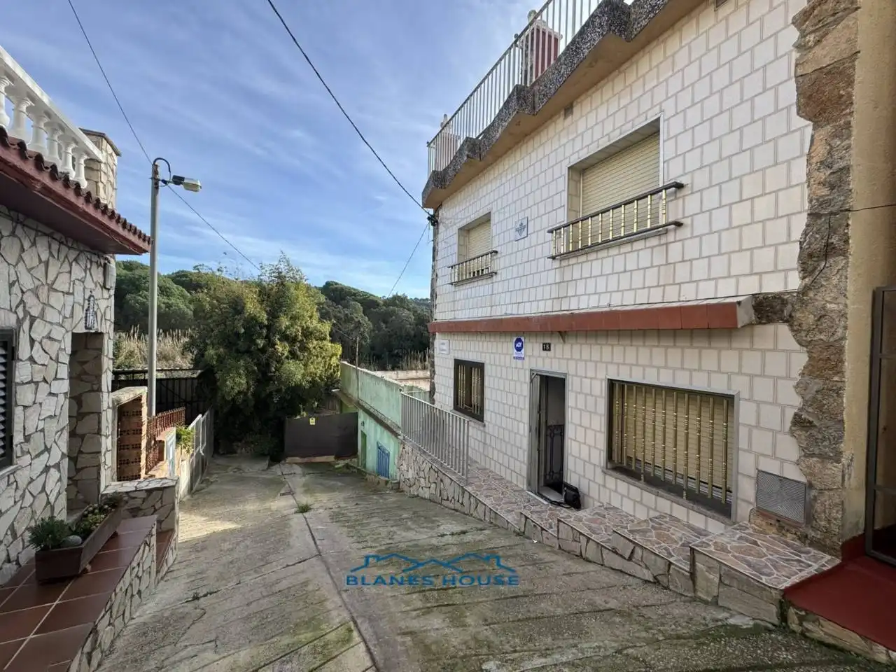 Vista exterior de Casa o chalet en venta en Blanes con Jardín privado y Terraza