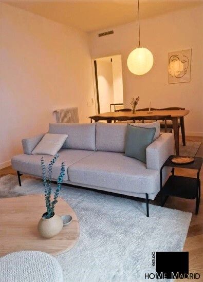 Living room of Flat for sale in  Madrid Capital  with Air Conditioner, Heating and Parquet flooring