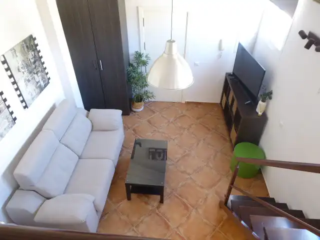 Wohnzimmer von Wohnungen zur Miete in Málaga mit Klimaanlage, Möbliert und Waschmaschine