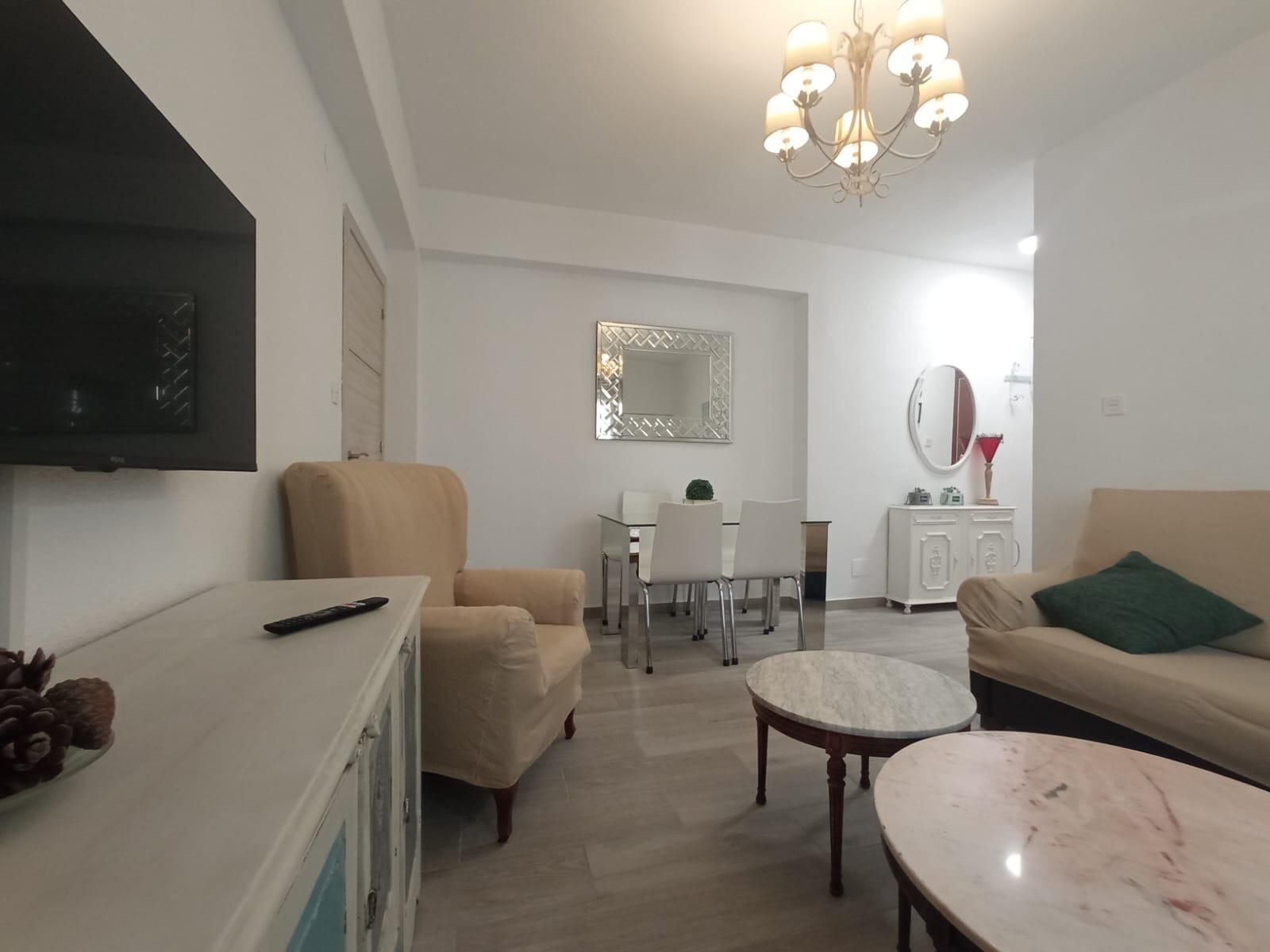 Sala d'estar de Pis de lloguer en  Granada Capital amb Terrassa i Balcó