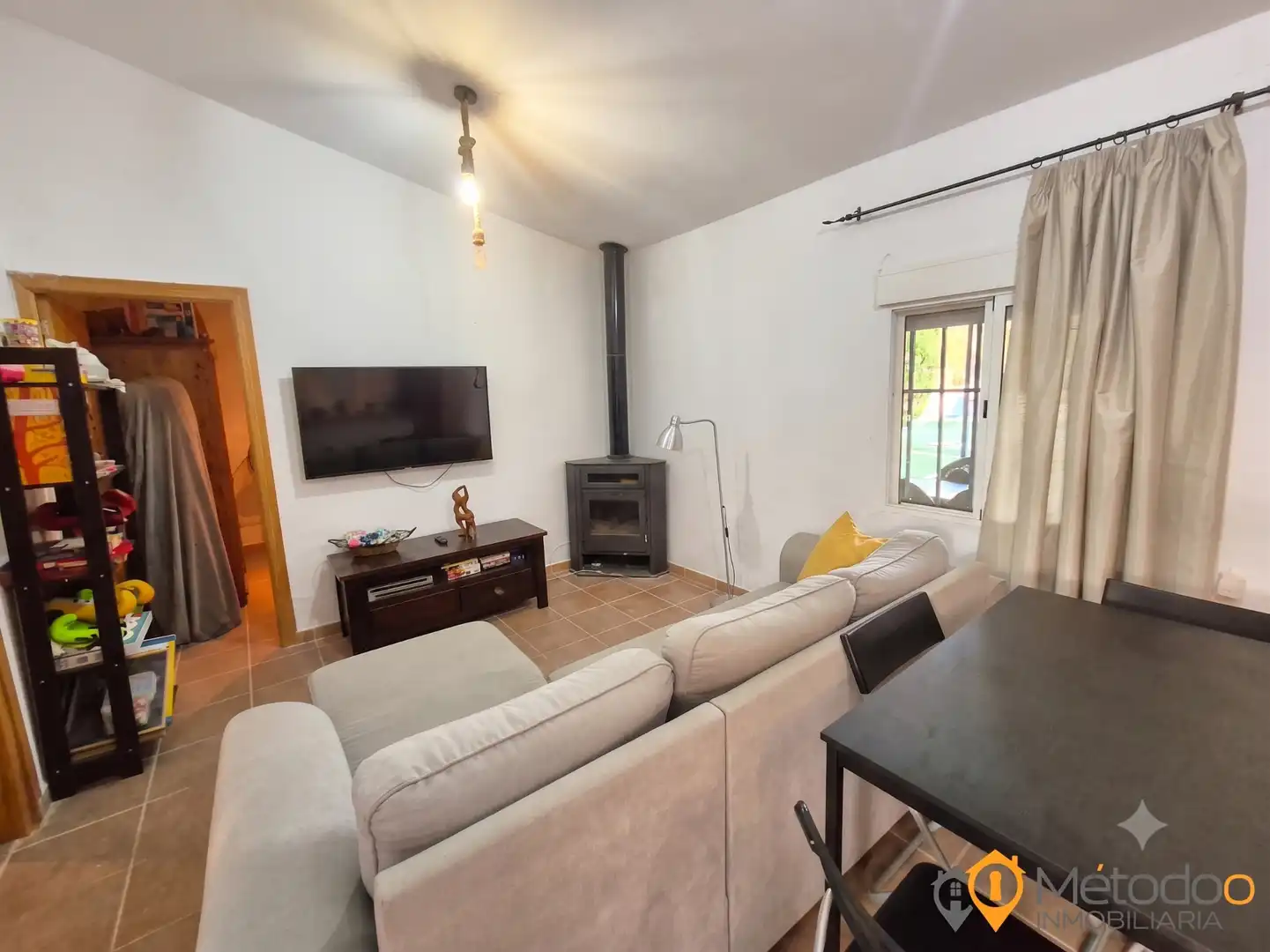 Living room of Houses for sale in La Rinconada  with Air Conditioner, Private garden and Swimming Pool