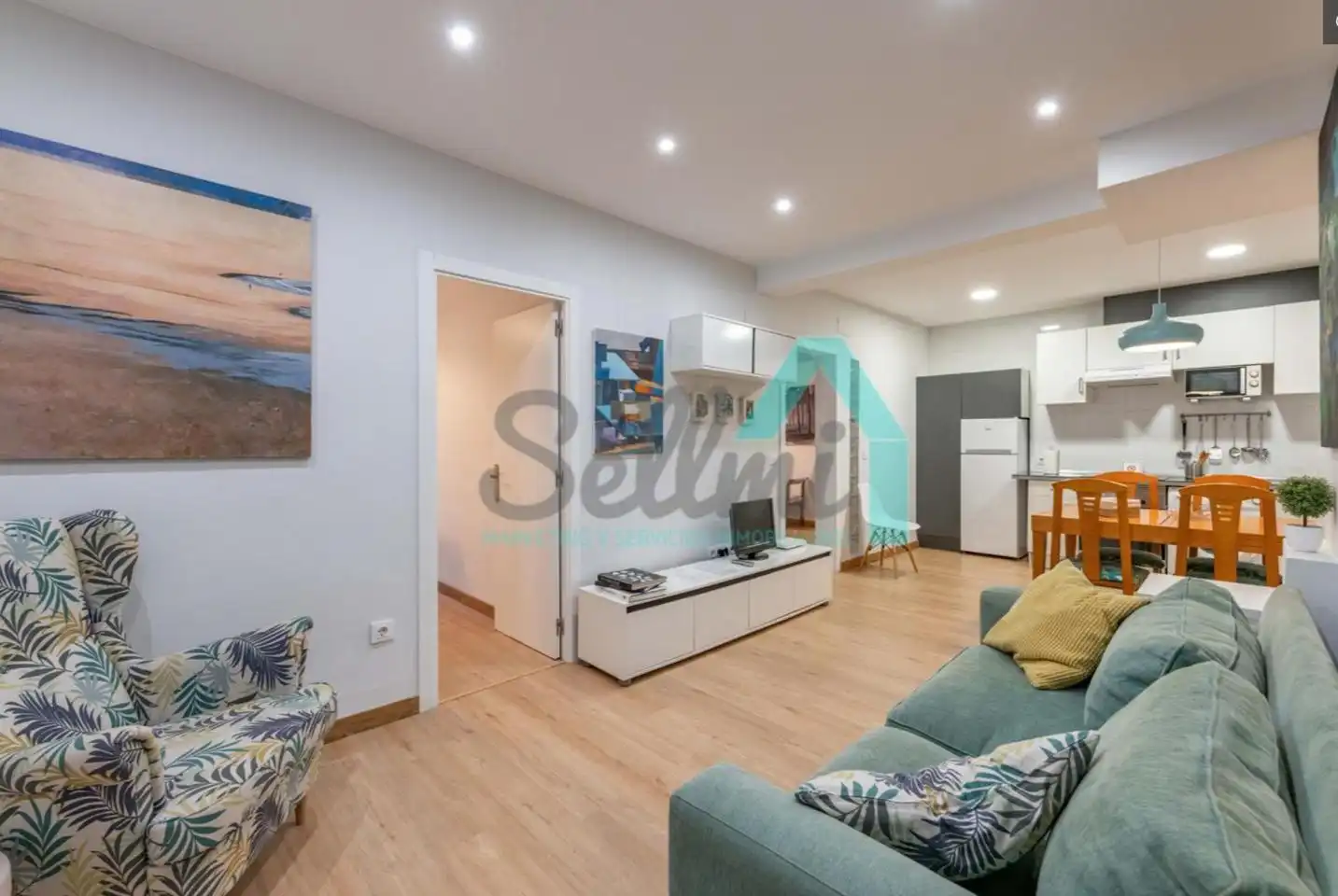Wohnzimmer von Wohnung zur untervermieten in Centro - Casco Histórico