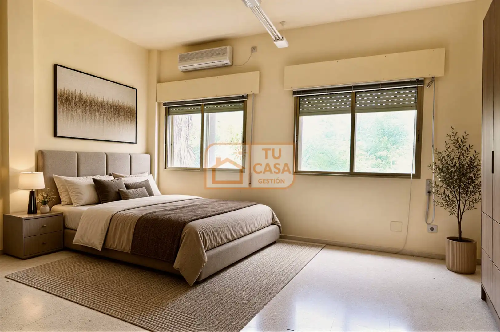 Schlafzimmer von Büro zum Verkauf in Cáceres mit Klimaanlage und Heizung