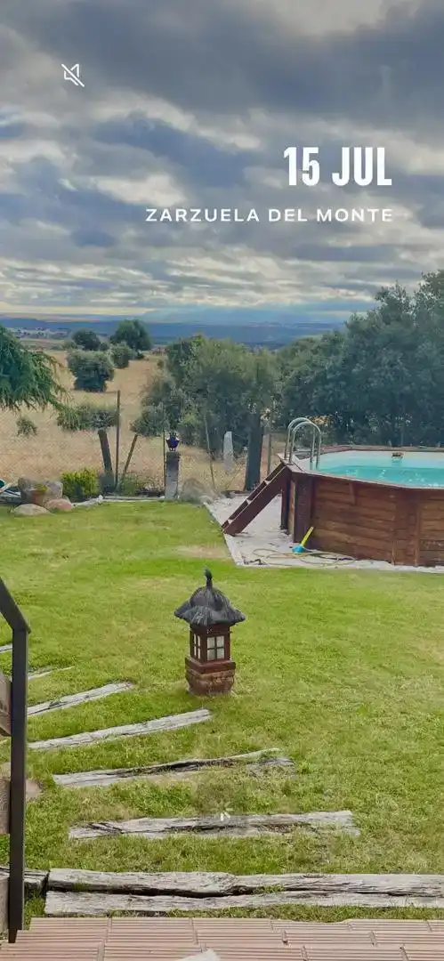 Swimming pool of Houses for sale in Zarzuela del Monte, Segovia