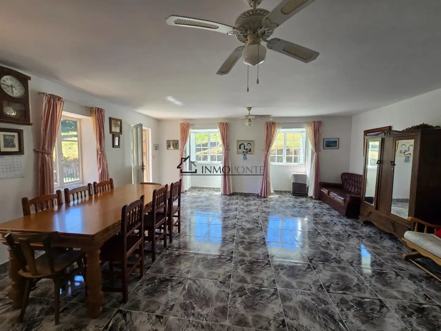 Comedor de Casa o chalet en venta en Campo Lameiro con Jardín privado, Terraza y Balcón