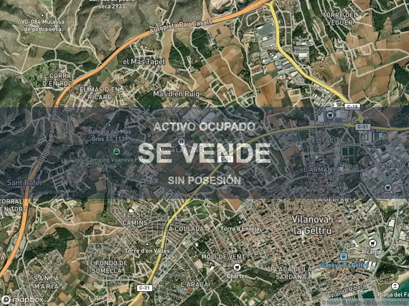 Vista exterior de Piso en venta en Vilanova i la Geltrú