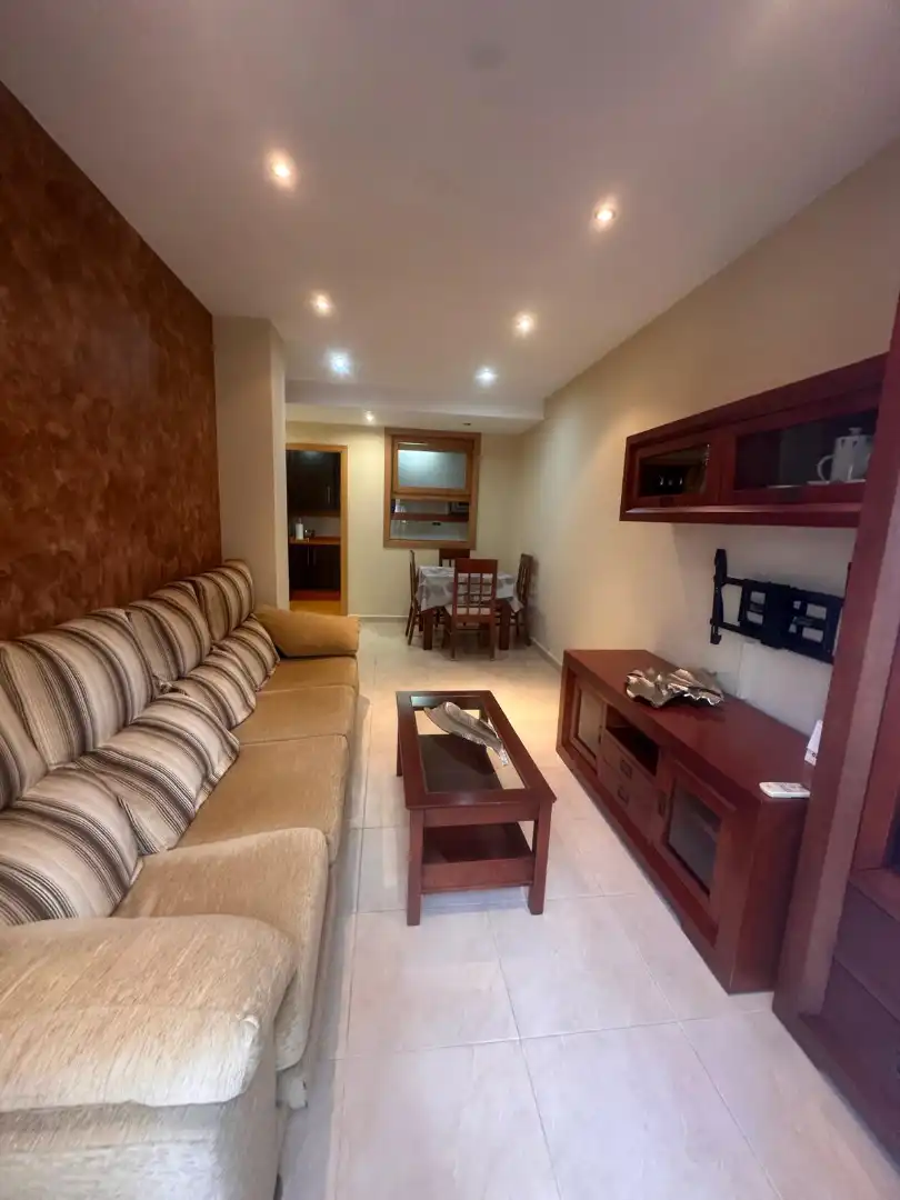 Sala de estar de Apartamento en venta en Don Benito con Jardín privado, Trastero y Amueblado