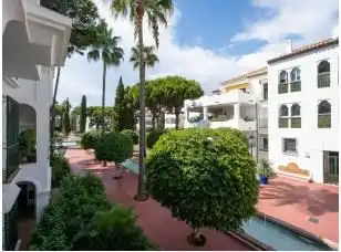 Vista exterior de Apartamento en venta en Medina de las Torres con Aire acondicionado, Terraza y Piscina