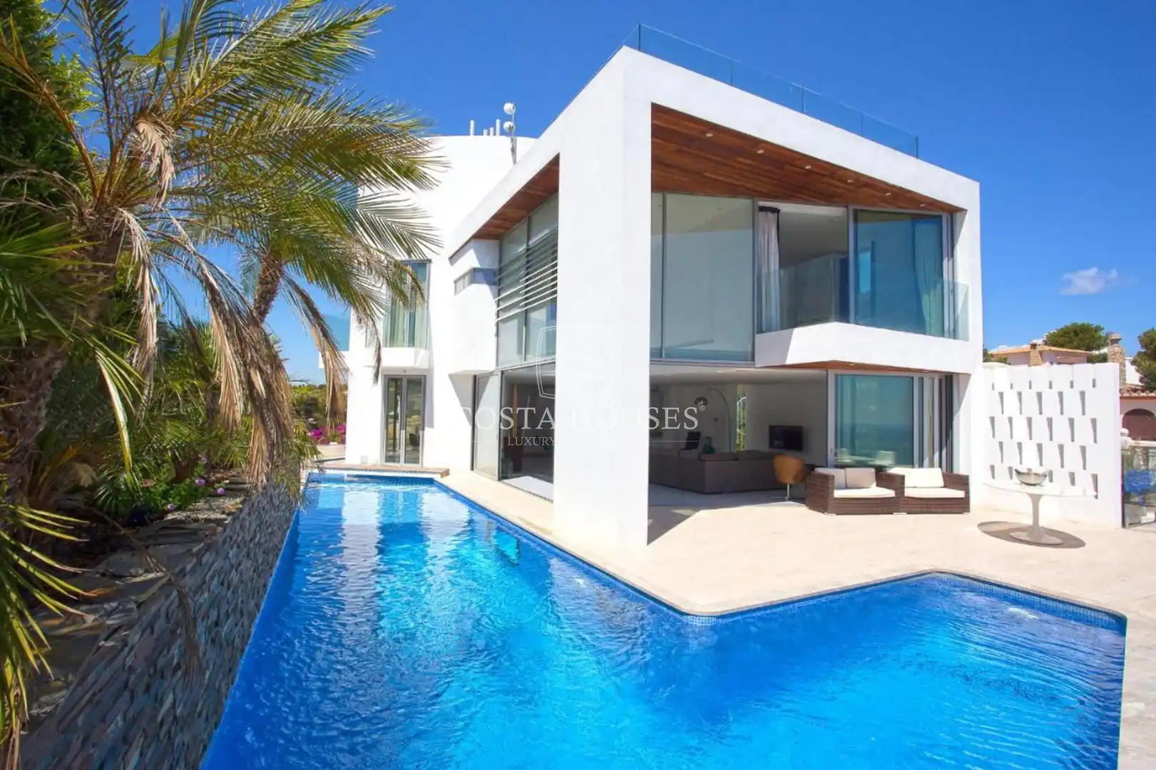 Exterior view of Houses for sale in Jávea / Xàbia  with Air Conditioner, Private garden and Terrace