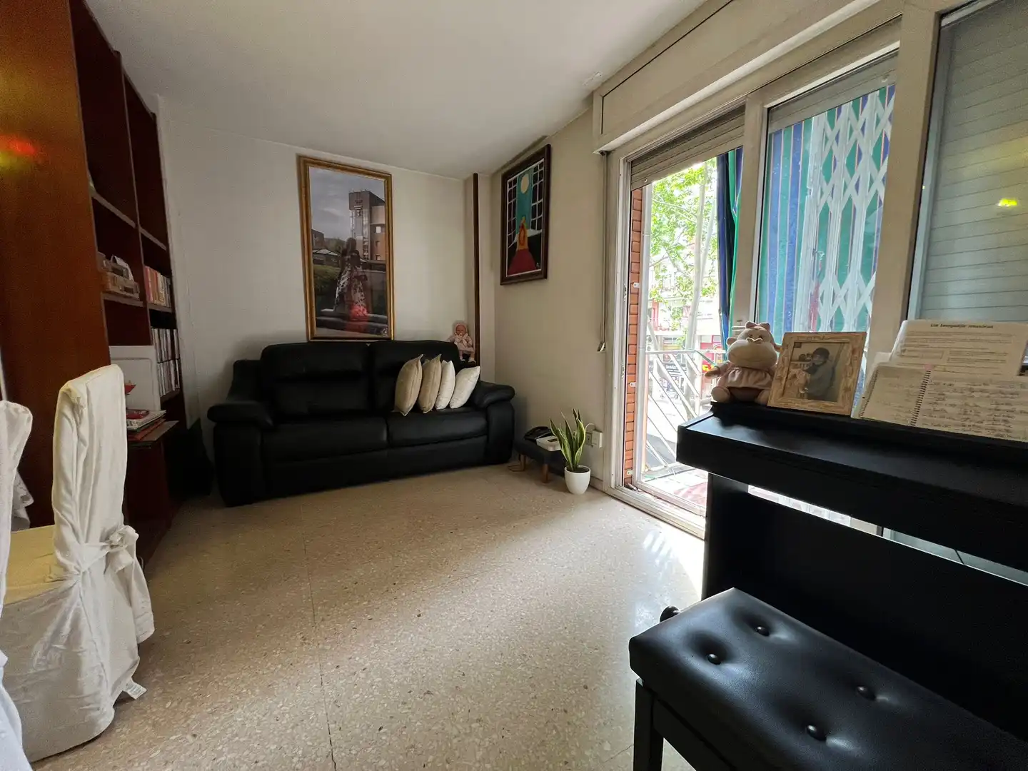 Wohnzimmer von Wohnung zum Verkauf in Barcelona mit Balkon