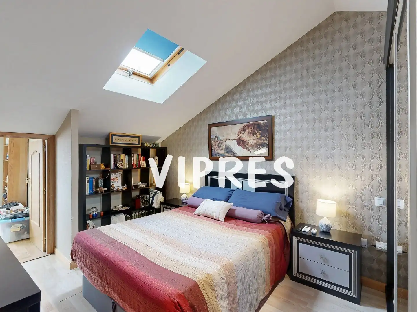 Schlafzimmer von Maisonette zum Verkauf in Cáceres mit Heizung, Parkett und Terrasse