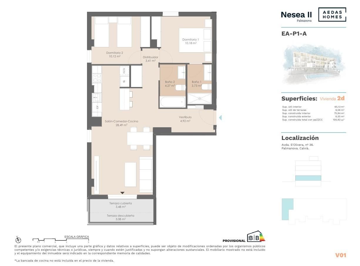 Pis en venda a Avinguda de l'Olivera, 96, Palmanova