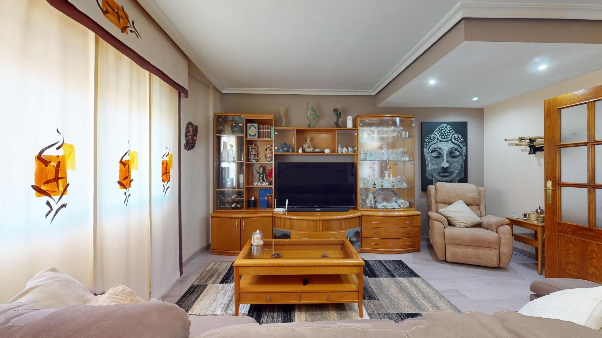 Living room of Single-family semi-detached for sale in Los Alcázares  with Terrace and Balcony