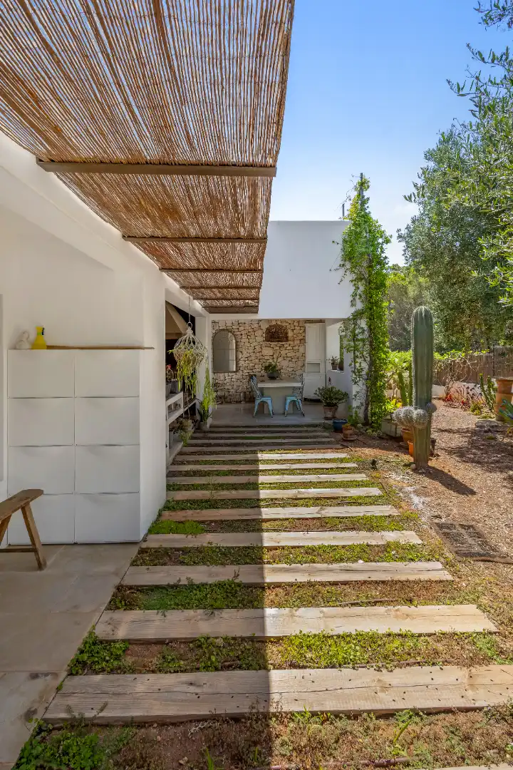 Terrassa de Casa o xalet en venda en Santa Eulària des Riu amb Aire condicionat, Calefacció i Jardí privat