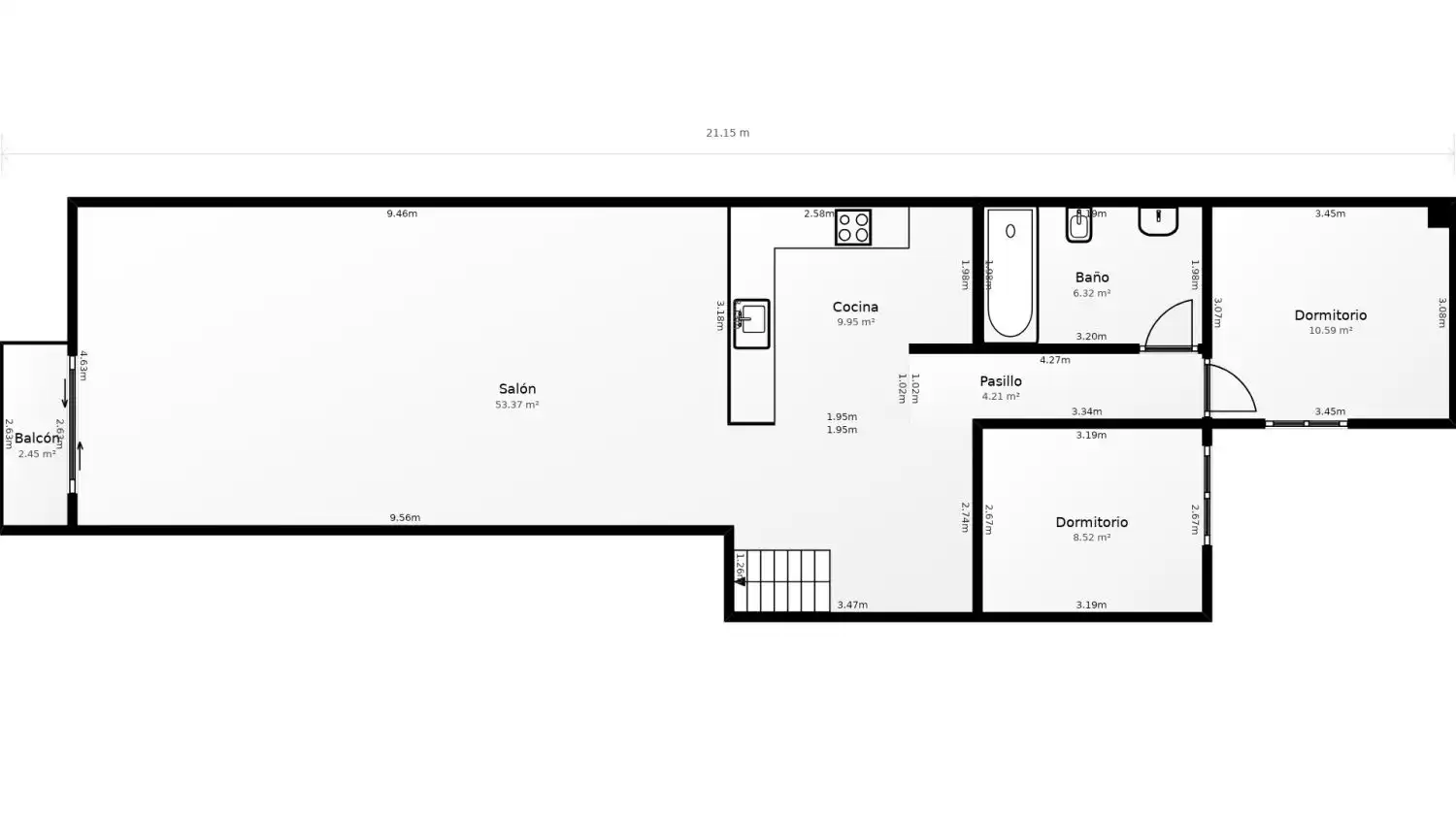 Dúplex en venta en L'Aldea con Terraza y Balcón