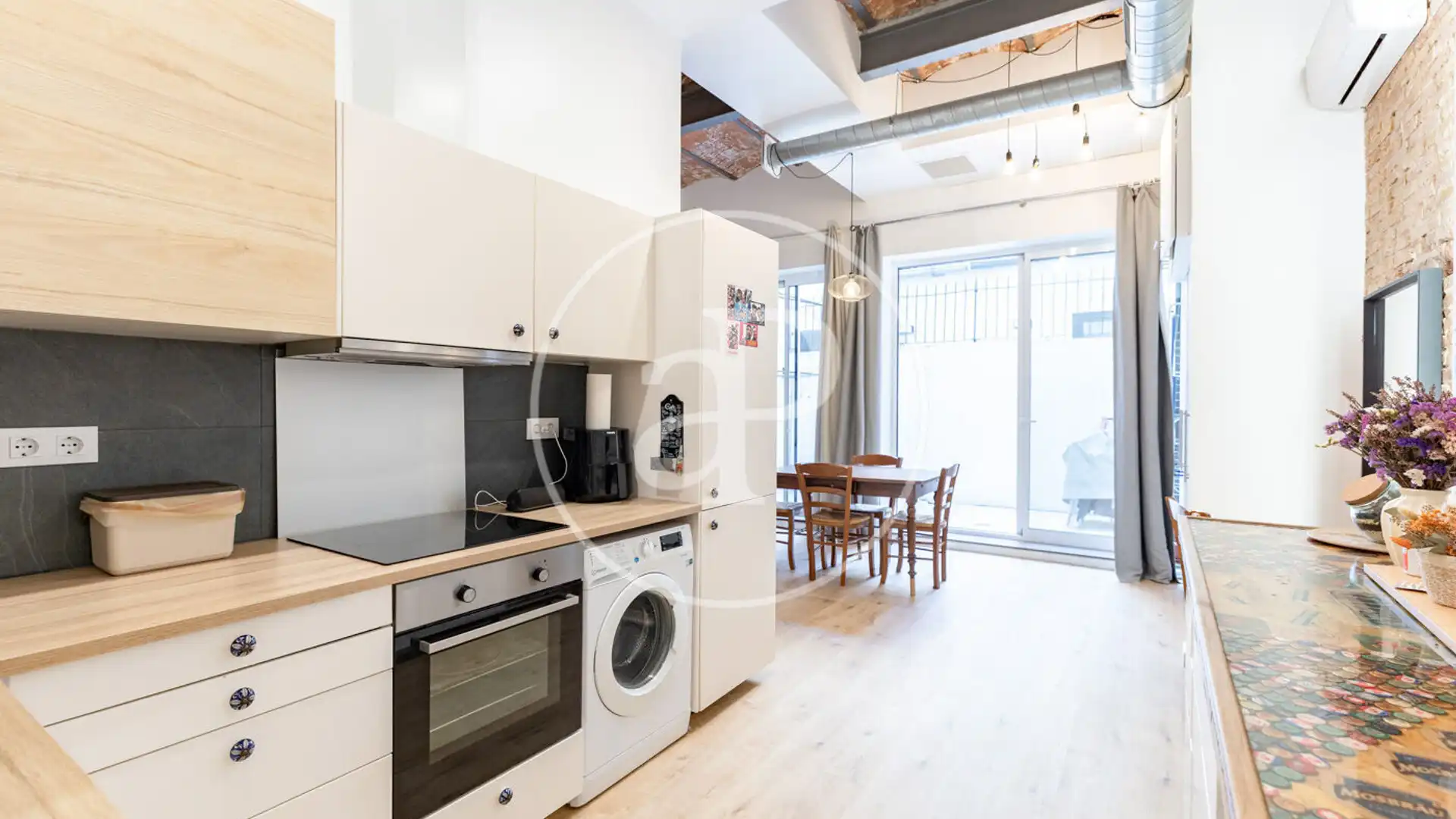 Cocina de Piso en venta en  Barcelona Capital con Aire acondicionado, Calefacción y Terraza