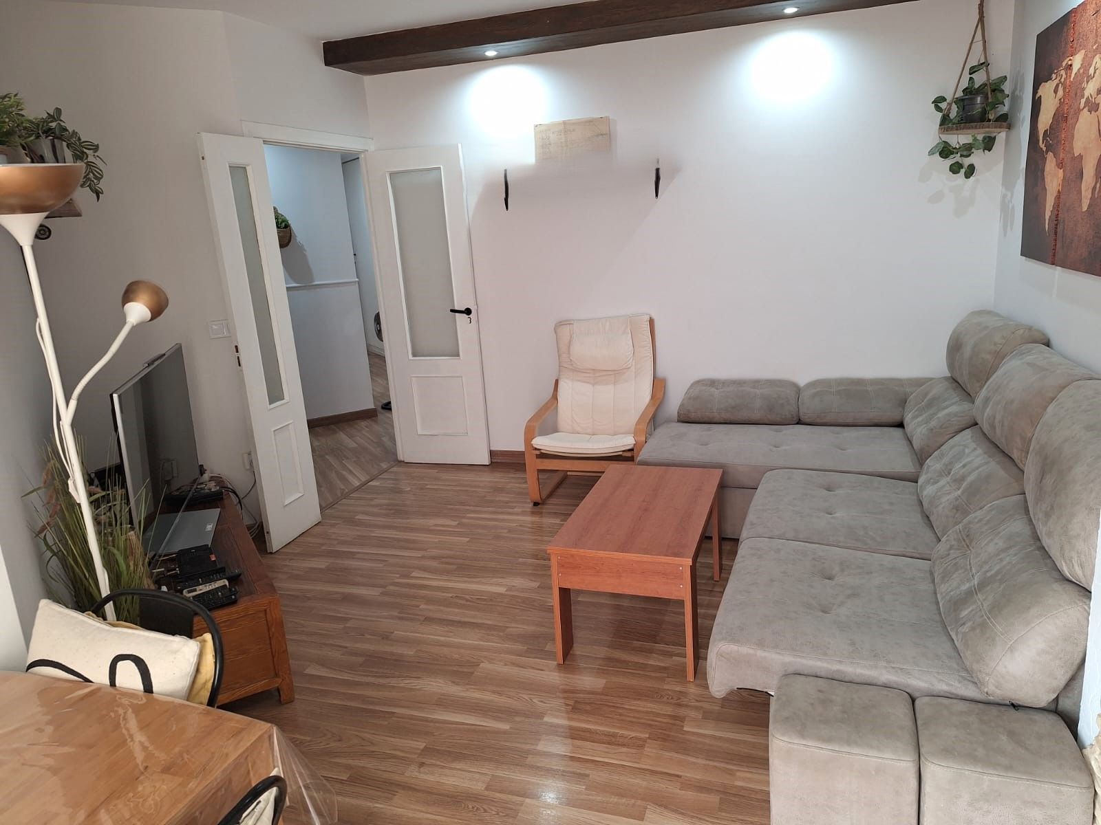 Living room of Flat for sale in San Vicente del Raspeig / Sant Vicent del Raspeig  with Air Conditioner, Parquet flooring and Storage room