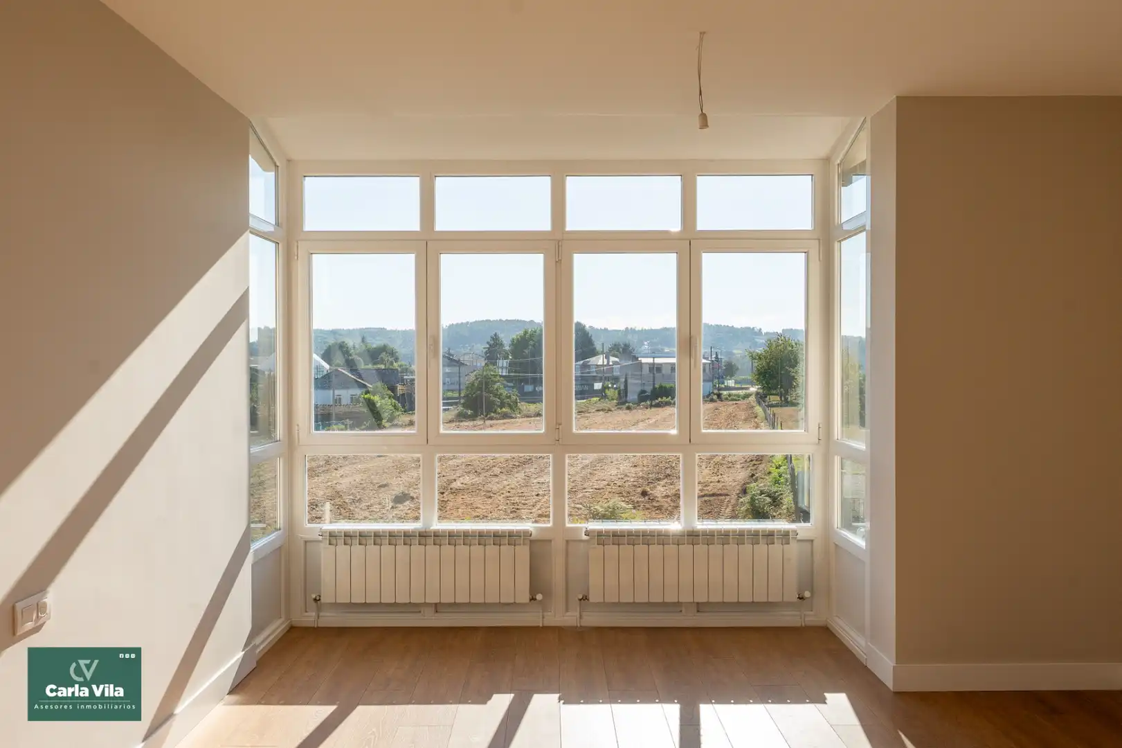 Balcony of Houses for sale in Lugo  with Heating, Private garden and Parquet flooring