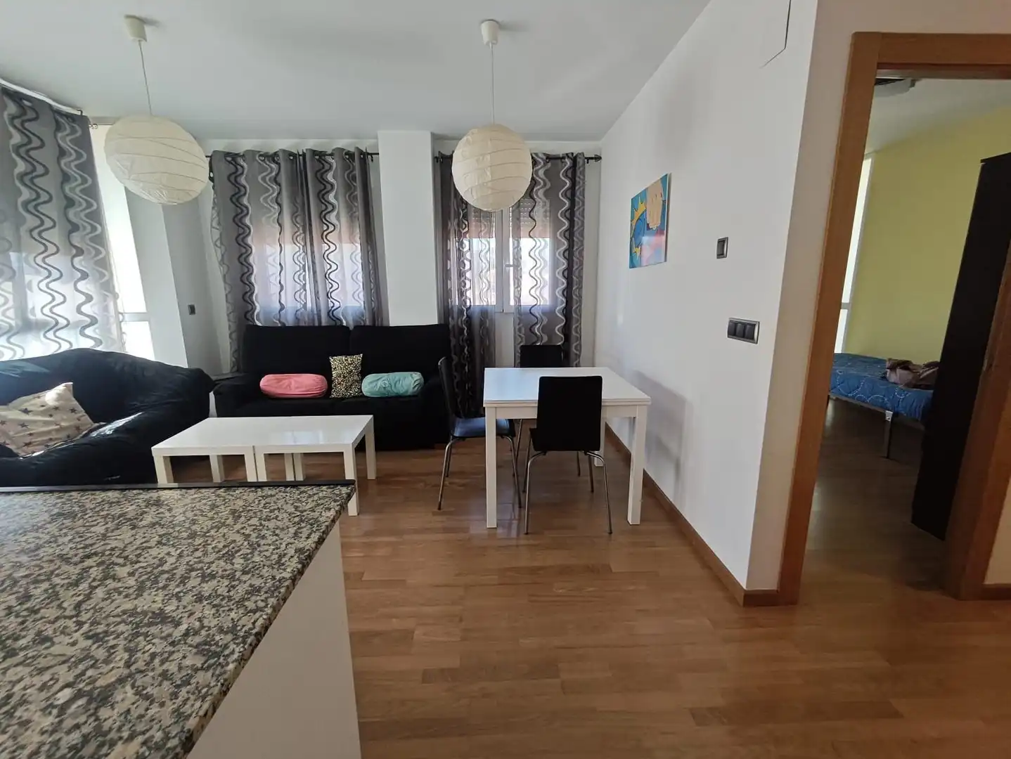 Wohnzimmer von Wohnung zur Miete in Petrer mit Möbliert und Balkon