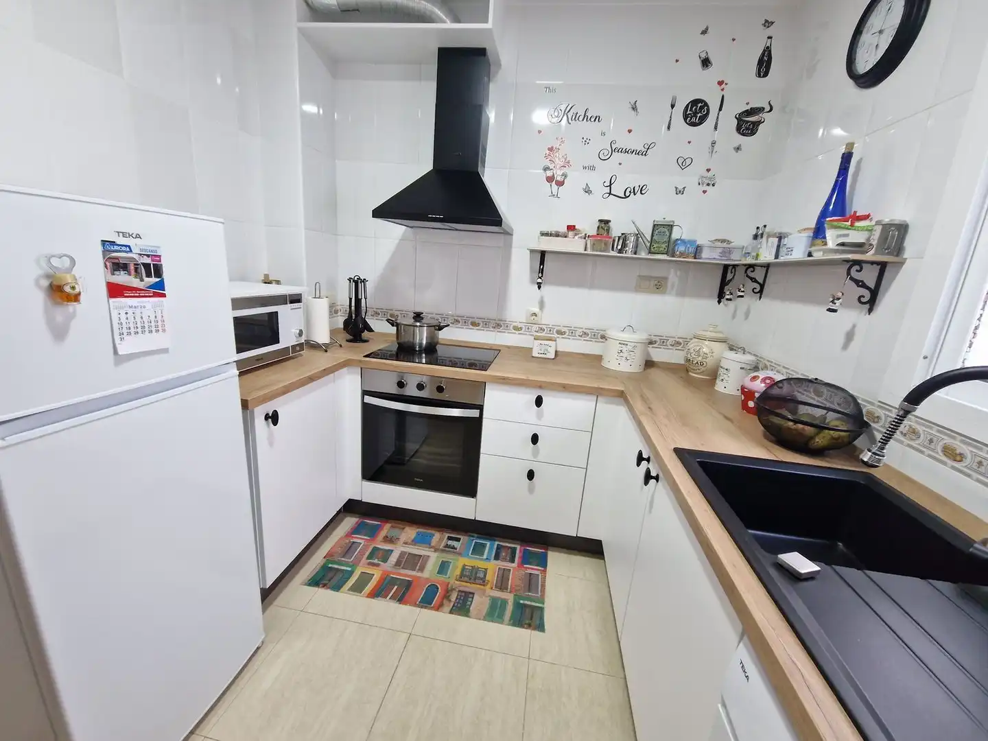 Kitchen of Flat for sale in Turre  with Swimming Pool, Furnished and Community pool