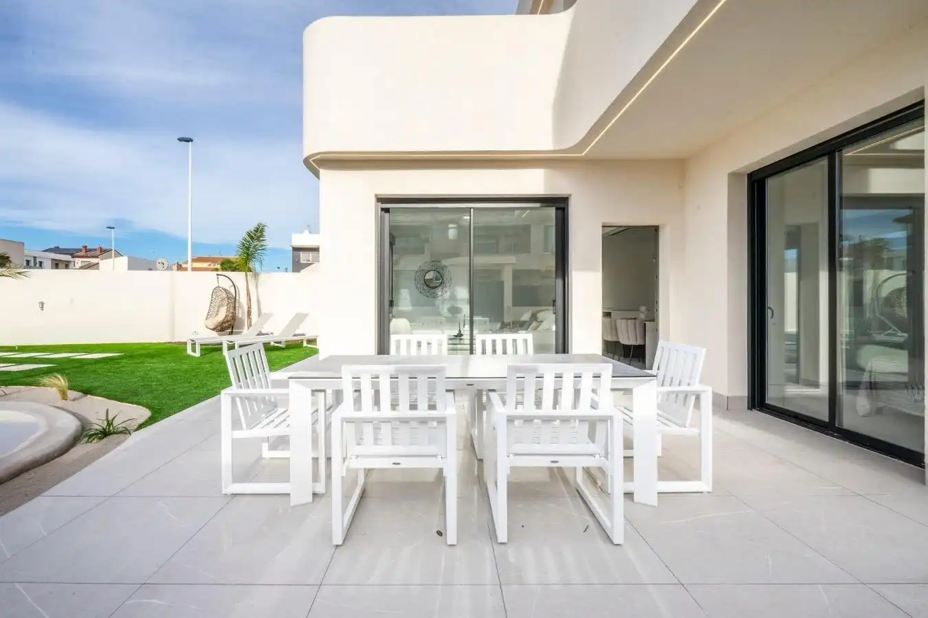 Terraza de Casa o chalet en venta en Torre-Pacheco con Aire acondicionado, Jardín privado y Terraza