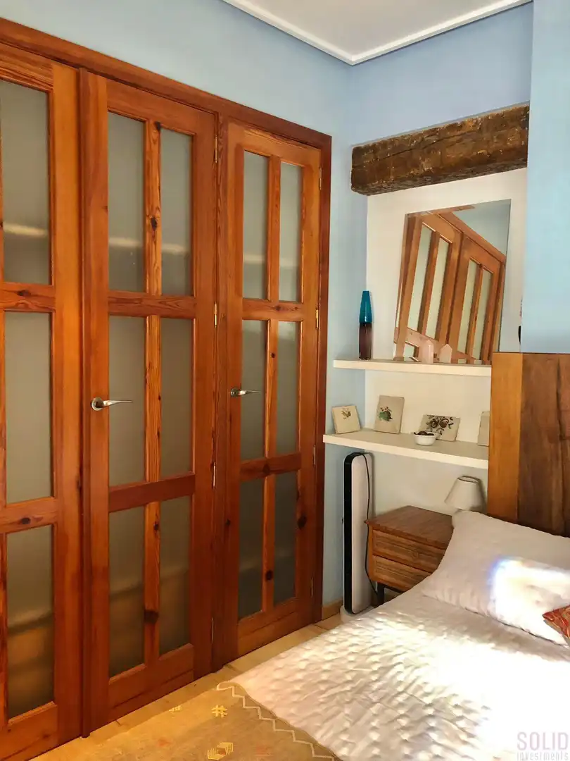 Bedroom of Flat for rent in Valencia  with Air Conditioner, Heating and Storage room