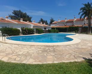 Swimming pool of Single-family semi-detached for sale in Dénia  with Air Conditioner, Heating and Private garden