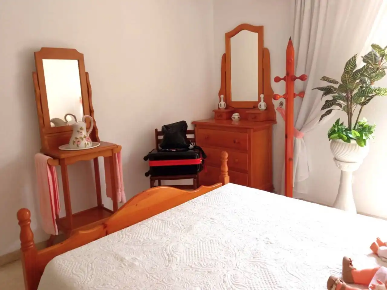 Schlafzimmer von Wohnung zur Miete in Rincón de la Victoria mit Möbliert