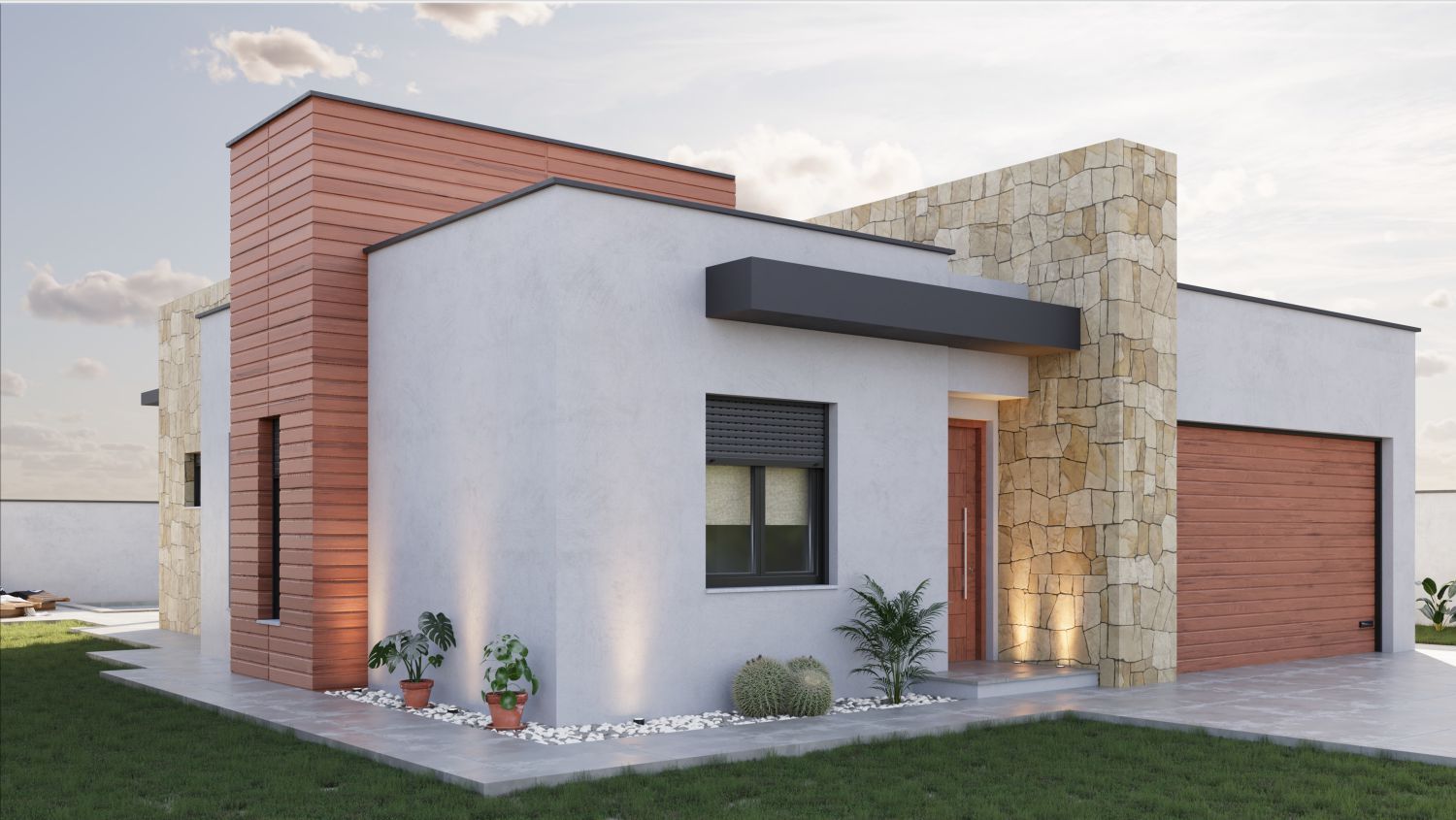 Exterior view of House or chalet for sale in Valdepeñas  with Air Conditioner, Heating and Private garden