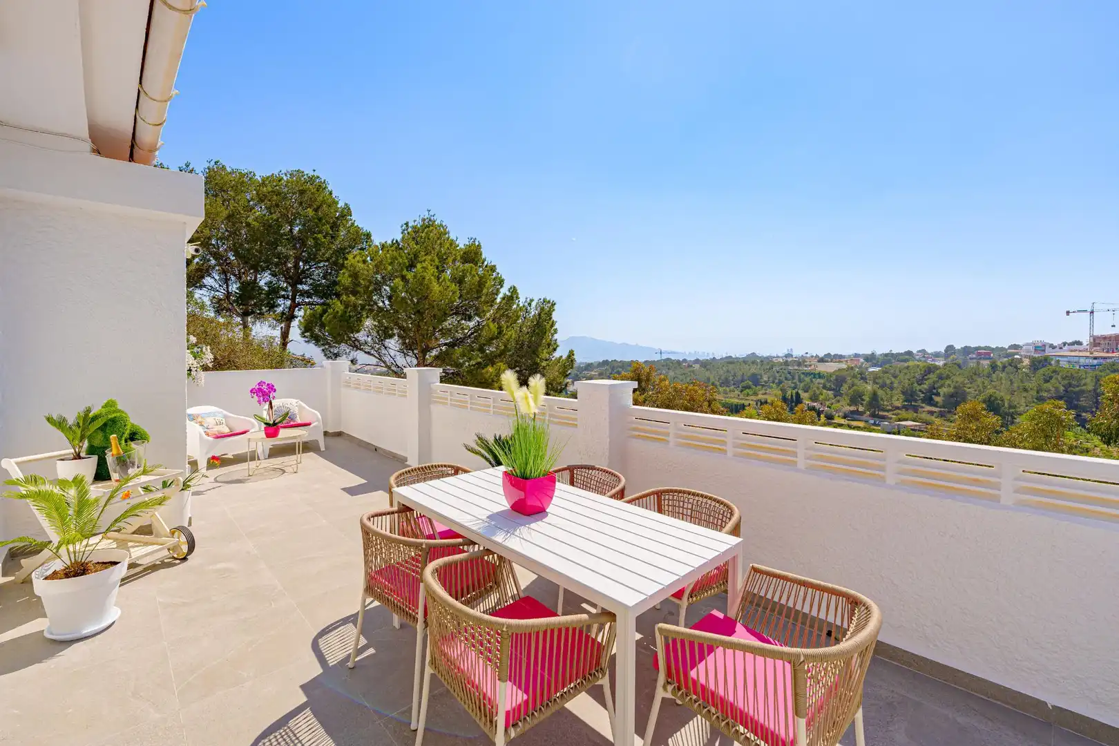 Terraza de Casa o chalet en venta en La Nucia con Aire acondicionado, Calefacción y Jardín privado