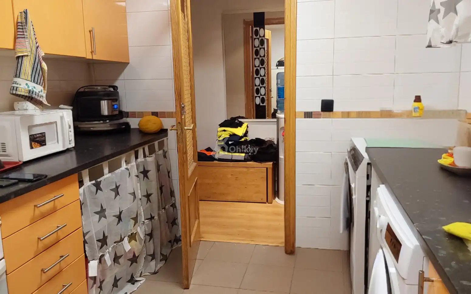 Küche von Wohnung zum Verkauf in Arcicóllar mit Heizung, Privatgarten und Terrasse