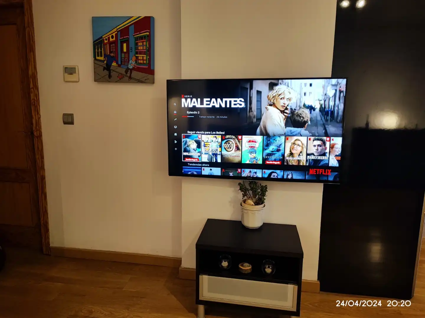 Wohnzimmer von Dachboden zur Miete in Santa Pola mit Klimaanlage, Heizung und Terrasse