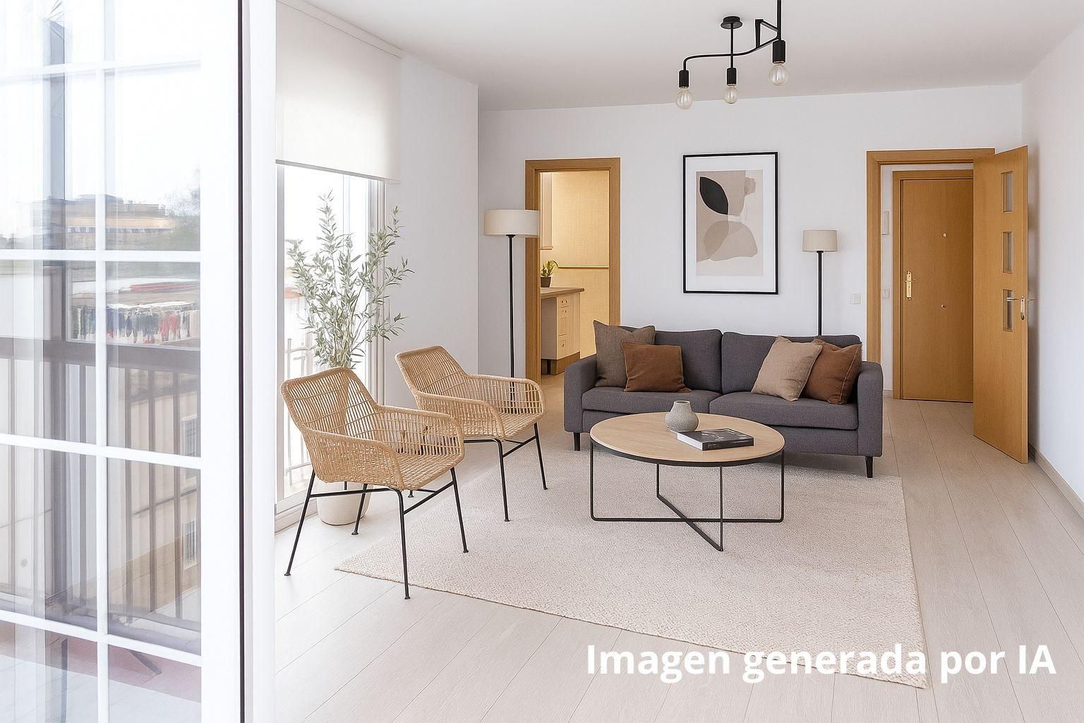 Sala d'estar de Àtic en venda en Viladecans amb Aire condicionat, Calefacció i Parquet