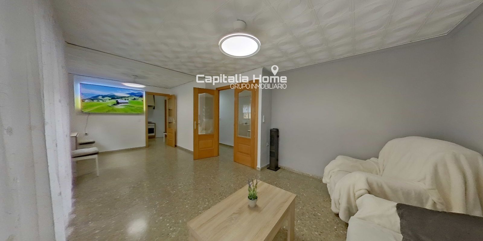 Living room of Flat for sale in Alcoy / Alcoi  with Heating and Furnished