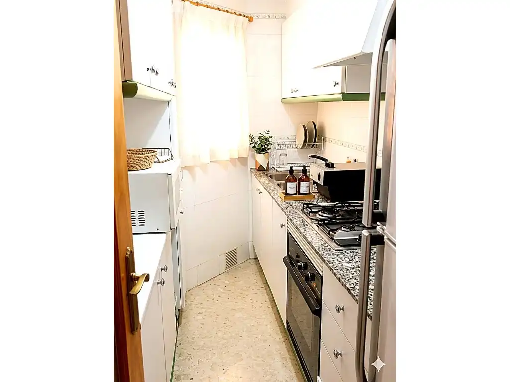 Cuina de Apartament en venda en Calpe / Calp amb Aire condicionat, Jardí privat i Terrassa