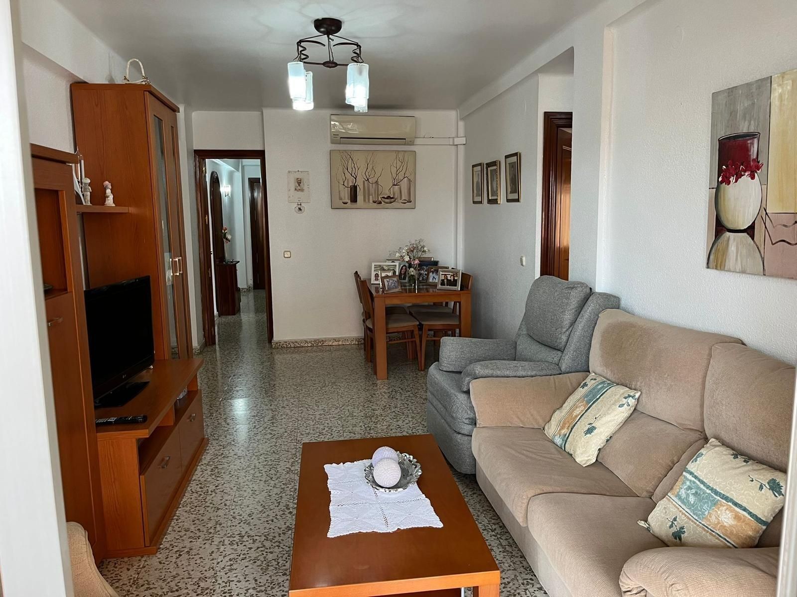 Living room of Flat for sale in Málaga Capital  with Air Conditioner and Terrace