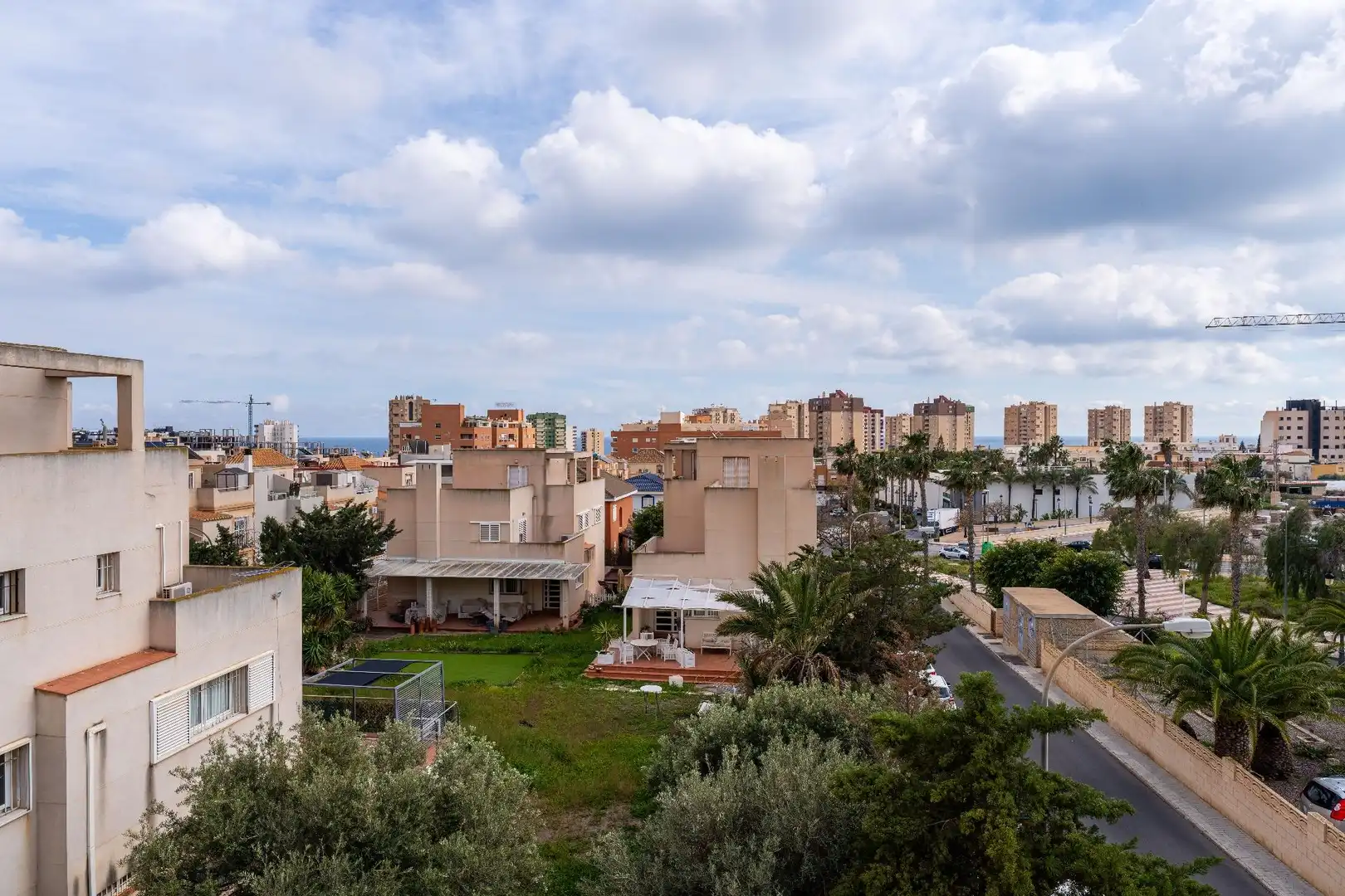 Exterior view of Houses for sale in Roquetas de Mar  with Air Conditioner, Private garden and Terrace
