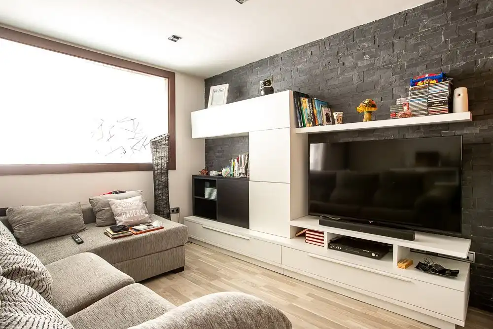 Sala de estar de Casa adosada en venta en Irurtzun con Aire acondicionado, Calefacción y Trastero