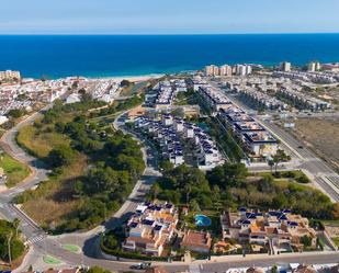 Exterior view of Single-family semi-detached for sale in Pilar de la Horadada  with Terrace and Swimming Pool