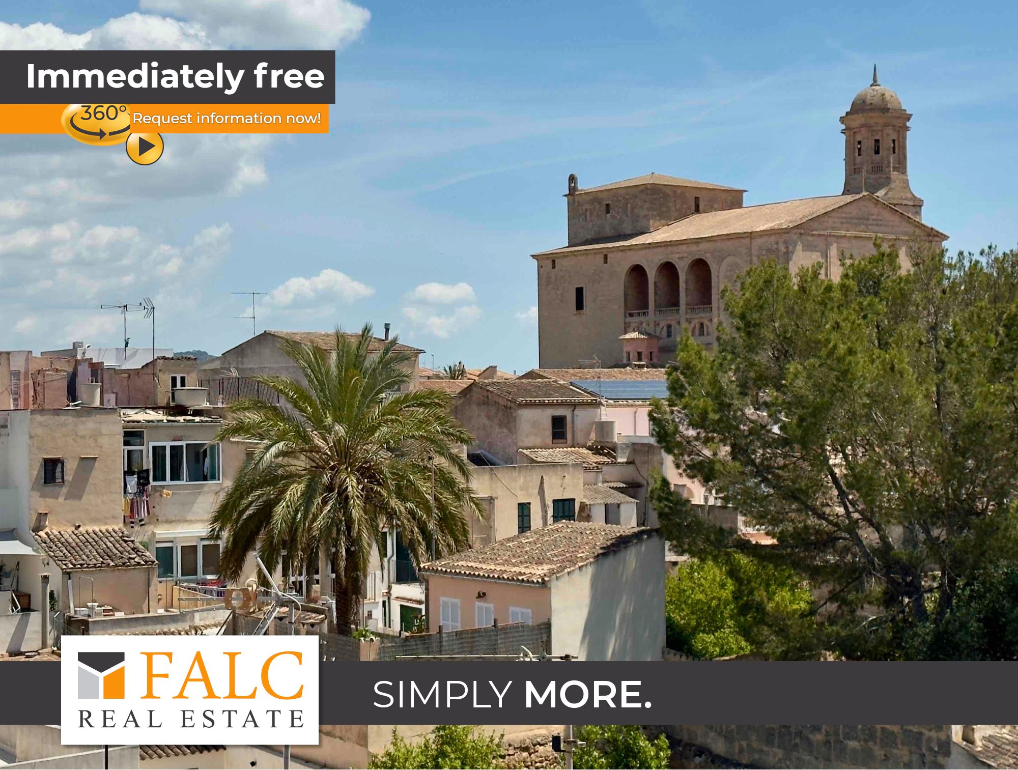 Vista exterior de Casa adosada en venda en Llucmajor amb Aire condicionat i Jardí privat