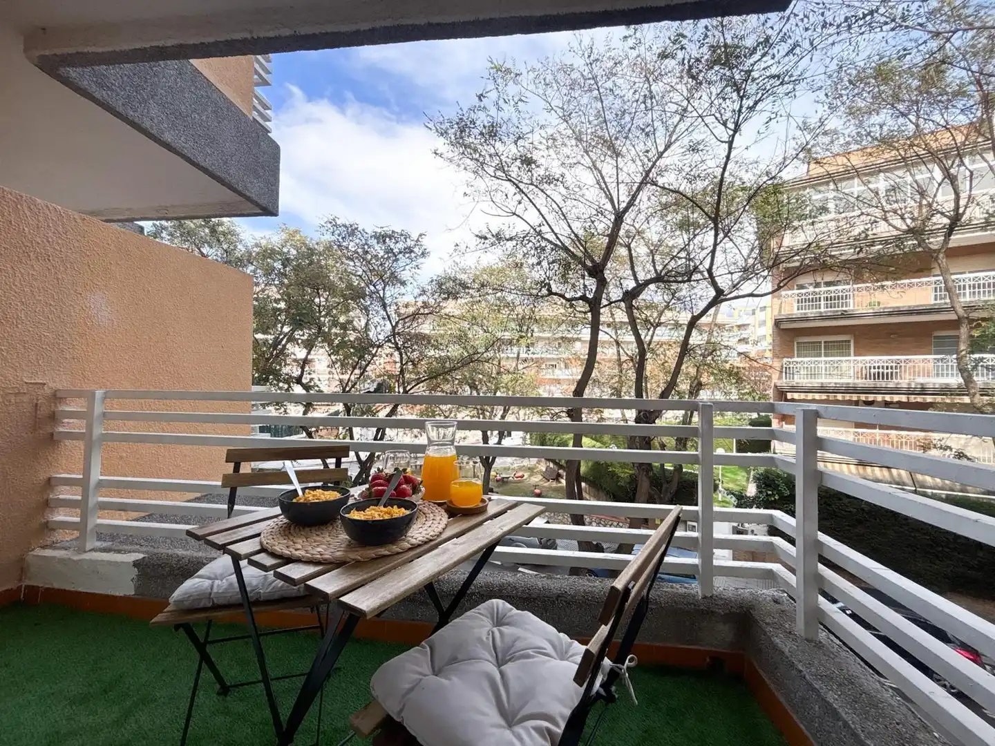 Terrasse von Wohnung zum Verkauf in Salou mit Klimaanlage, Heizung und Gemeinschaftspool